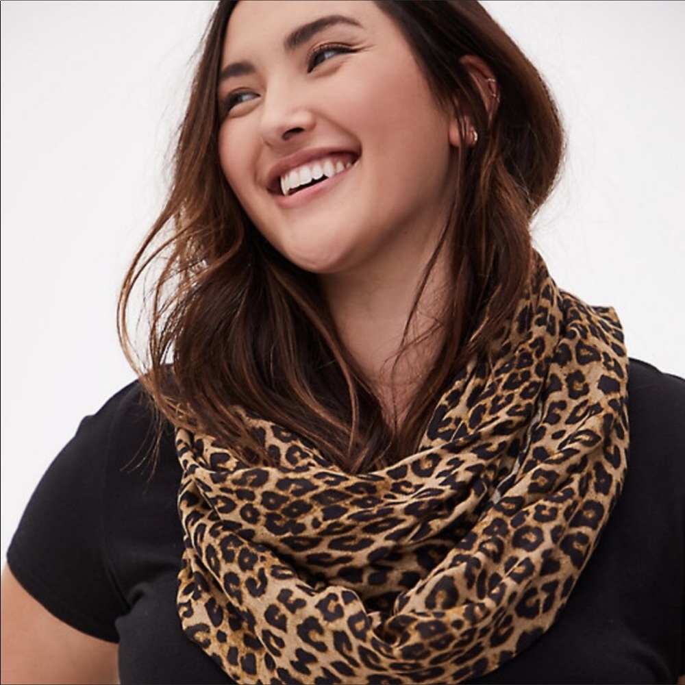 Torrid Extra Long Luxury Leopard Scarf